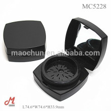 MC5228 Square cosmetic scratch compact powder case/scratching pressed powder container/scratch powder case